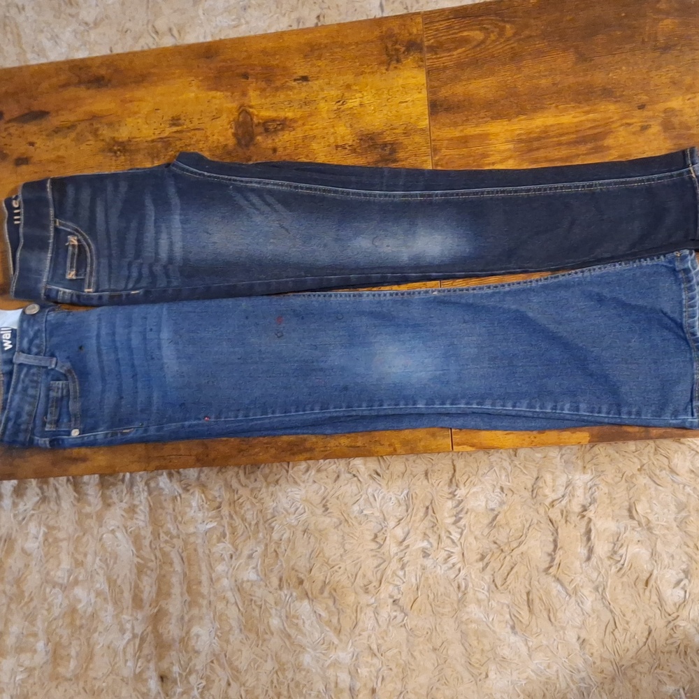 Blue and Dark Blue Jeans